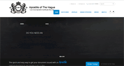 Desktop Screenshot of hagueapostille.co.uk
